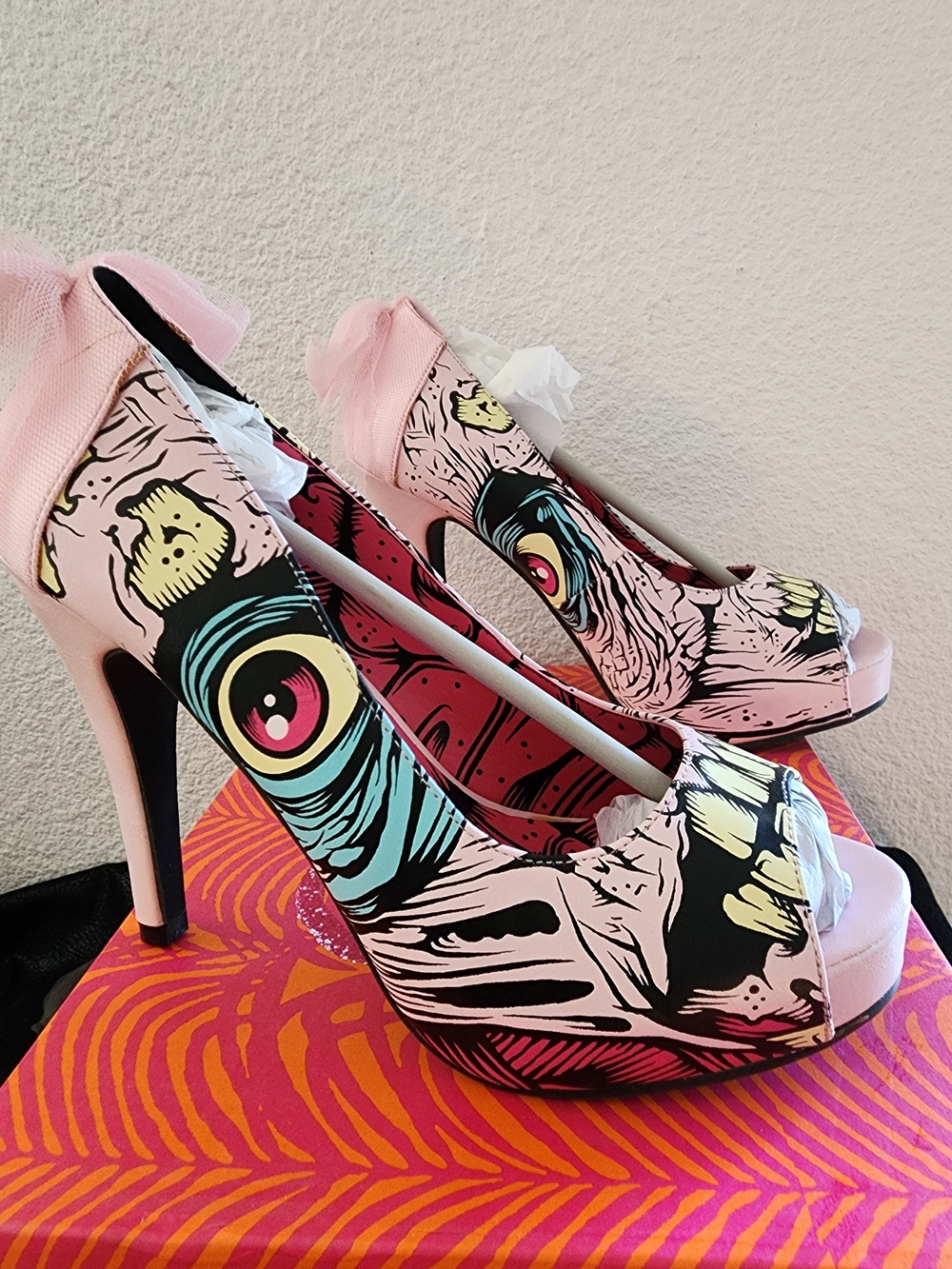 RARE! Iron Fist Grave Dancer Peep-toe Heels